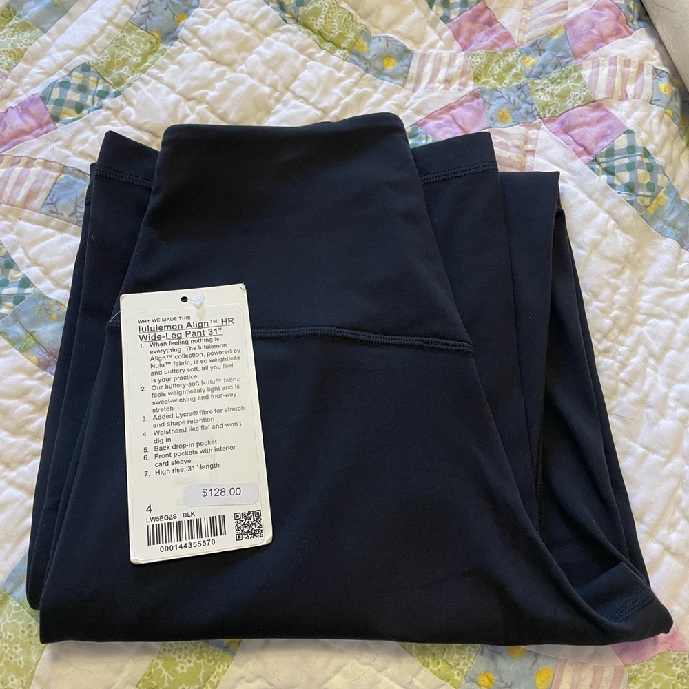 Lululemon Align Wide-Leg Pant. Size 4 with 31 inch inseam.